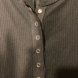 Button down plus size jersey dress